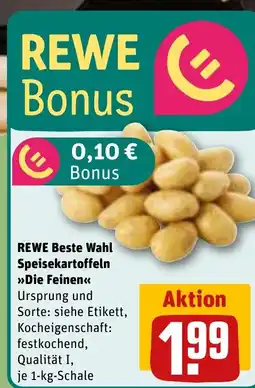 REWE DE REWE Beste Wahl Speisekartoffeln tilbud