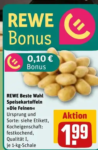 REWE DE REWE Beste Wahl Speisekartoffeln tilbud