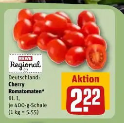 REWE DE Deutschland: Cherry Romatomaten* tilbud