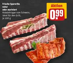REWE DE Frische Spareribs natur oder mariniert tilbud
