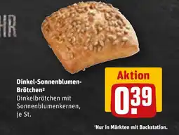 REWE DE Dinkel-Sonnenblumen- Brötchen² tilbud
