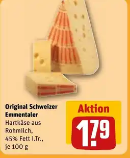 REWE DE Original Schweizer Emmentaler tilbud