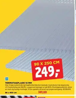 jem & fix TERMOTAGPLADE 10 MM tilbud
