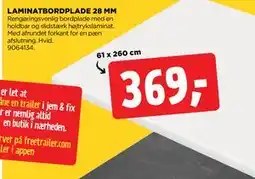 jem & fix LAMINATBORDPLADE 28 MM tilbud