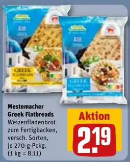 REWE DE Mestemacher Greek Flatbreads tilbud