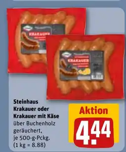 REWE DE Steinhaus Krakauer oder Krakauer mit Käse tilbud