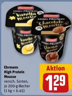 REWE DE Ehrmann High Protein Mousse tilbud