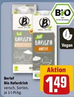 REWE DE Berief Bio Haferdrink versch. tilbud