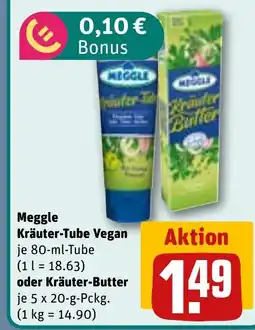 REWE DE Meggle Kräuter-Tube Vegan tilbud