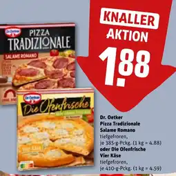REWE DE Dr. Oetker Pizza Tradizionale Salame Romano tiefgefroren, tilbud