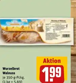REWE DE Wurzelbrot Walnuss Aktion tilbud
