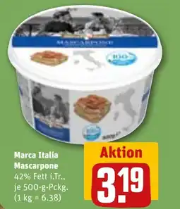 REWE DE Marca Italia Mascarpone tilbud