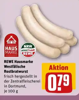 REWE DE REWE Hausmarke Westfälische Rostbratwurst tilbud