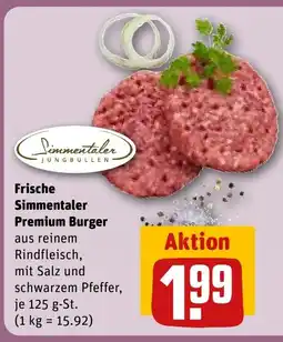 REWE DE Frische Simmentaler Premium Burger tilbud