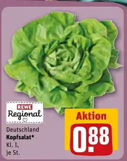 REWE DE Deutschland Kopfsalat* Kl. I, je St. tilbud