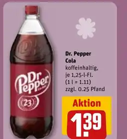 REWE DE Dr. Pepper Cola tilbud