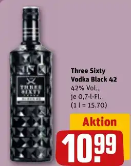 REWE DE Three Sixty Vodka Black 42 tilbud