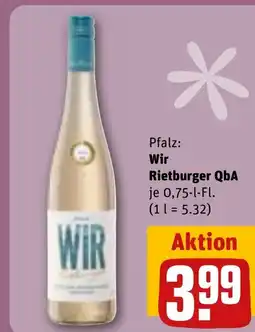 REWE DE Pfalz: Wir Rietburger QbA tilbud