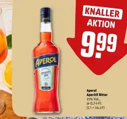 REWE DE Aperol Aperitif Bitter 11% Vol., tilbud