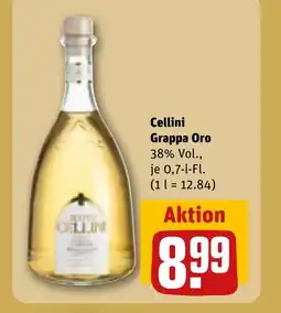 REWE DE Cellini Grappa Oro 3 tilbud