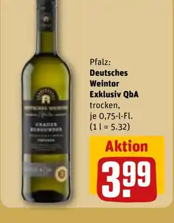 REWE DE Pfalz: Weintor Exklusiv QbA tilbud