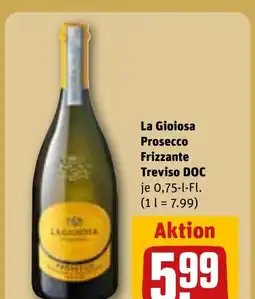 REWE DE La Gioiosa Prosecco Frizzante Treviso DOC tilbud