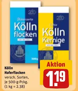 REWE DE Kölln Haferflocken versch. tilbud