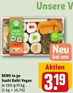 REWE DE REWE to go Sushi Daiki Vegan tilbud