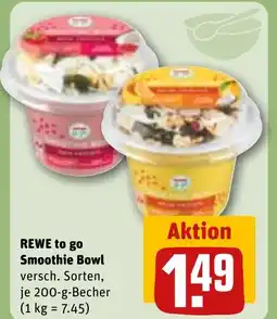 REWE DE REWE to go Smoothie Bowl versch. Sorten, tilbud
