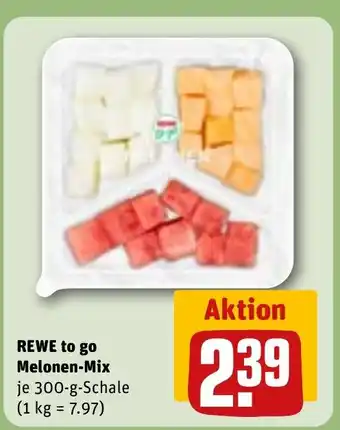 REWE DE REWE to go Melonen-Mix tilbud