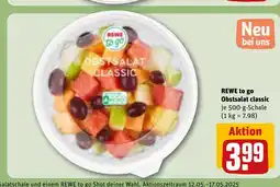 REWE DE REWE to go Obstsalat classic tilbud