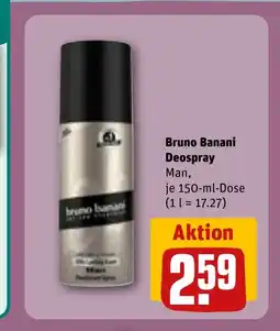 REWE DE Bruno Banani Deospray tilbud
