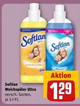 REWE DE Softlan Weichspüler Ultra versch tilbud