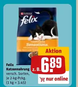 REWE DE felix Katzennahrung z. B. tilbud
