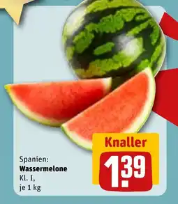 REWE DE Spanien: Wassermelone tilbud