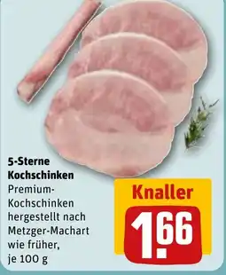 REWE DE 5-Sterne Kochschinken Premium- tilbud