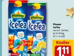 REWE DE Pfanner Ice Tea tilbud