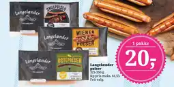 Dagli'Brugsen Langelænder pølser tilbud