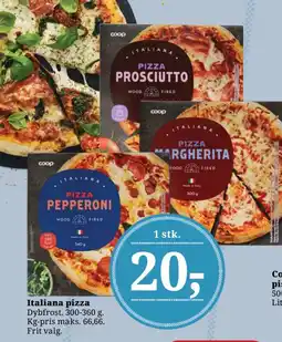 Dagli'Brugsen Italiana pizza Dybfrost tilbud