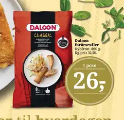 Dagli'Brugsen Daloon forårsruller Dybfrost. tilbud