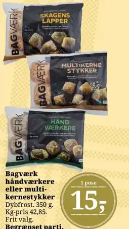 Dagli'Brugsen Bagværk håndværkere eller multi- kernestykker tilbud