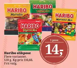 Dagli'Brugsen Haribo slikpose tilbud