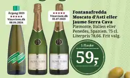 Dagli'Brugsen Fontanafredda Vinavisen.dk Moscato d'Asti eller tilbud