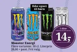 Dagli'Brugsen Monster Energi tilbud