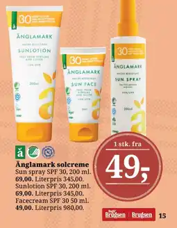 Dagli'Brugsen Änglamark solcreme tilbud
