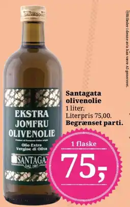 Dagli'Brugsen Santagata olivenolie 1 liter. tilbud
