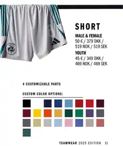 Sport Direct ADIDAS Short tilbud