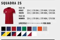 Sport Direct ADIDAS Squadra 25 tilbud