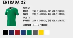 Sport Direct ADIDAS Entrada 22 tilbud