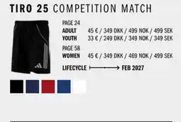 Sport Direct ADIDAS Tiro 25 competition match tilbud